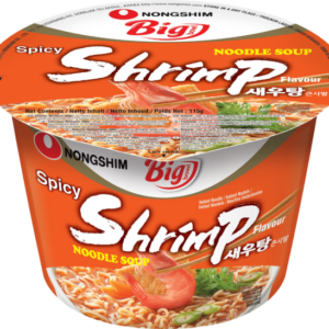 Spicy Shrimp Flavor Noodle Big Cup - Nongshim - 115 gr