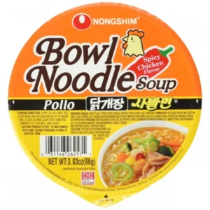 Bowl Noodle Chicken Spicy Cup - Nongshim - 86g