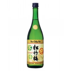 Sake SCB Junmai Classic: Sho Chiku Bai Sake - Takara - 750ml