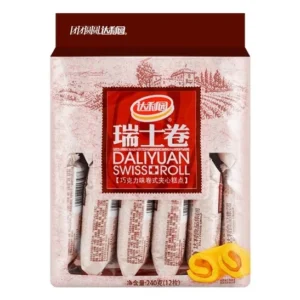 Swiss Roll Choco Bolsa [12u] - 240g - Daliyuan