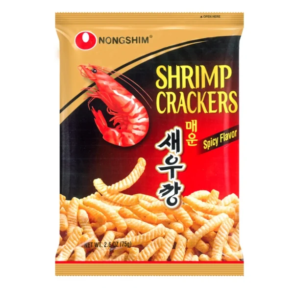 Shrimp Cracker Hot&Spicy - Nongshim - 75g