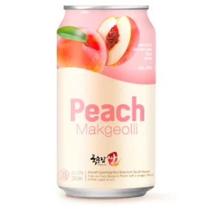 Makgeolli Peach Lata - KookSoonDang - 350 ml