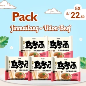 Pack x5 Udon Beef - Jinmailang