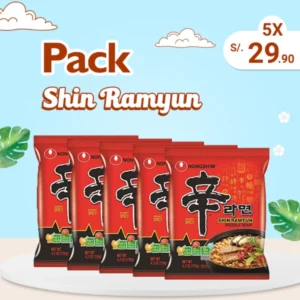 Pack x5 Shin Ramyun - Nongshim