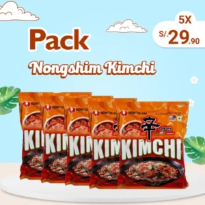 Pack x5 Kimchi - Nongshim