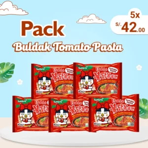 Pack x5 Buldak Tomato - Samyang