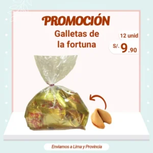 Promocion Galletas de la fortuna x12