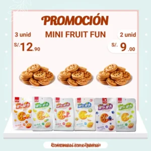 Promoción x3 Mini Fruit Fun Fruity