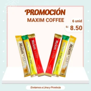 Promoción x6 Maxim Coffee