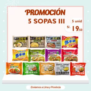 Promoción x5 Sopas III